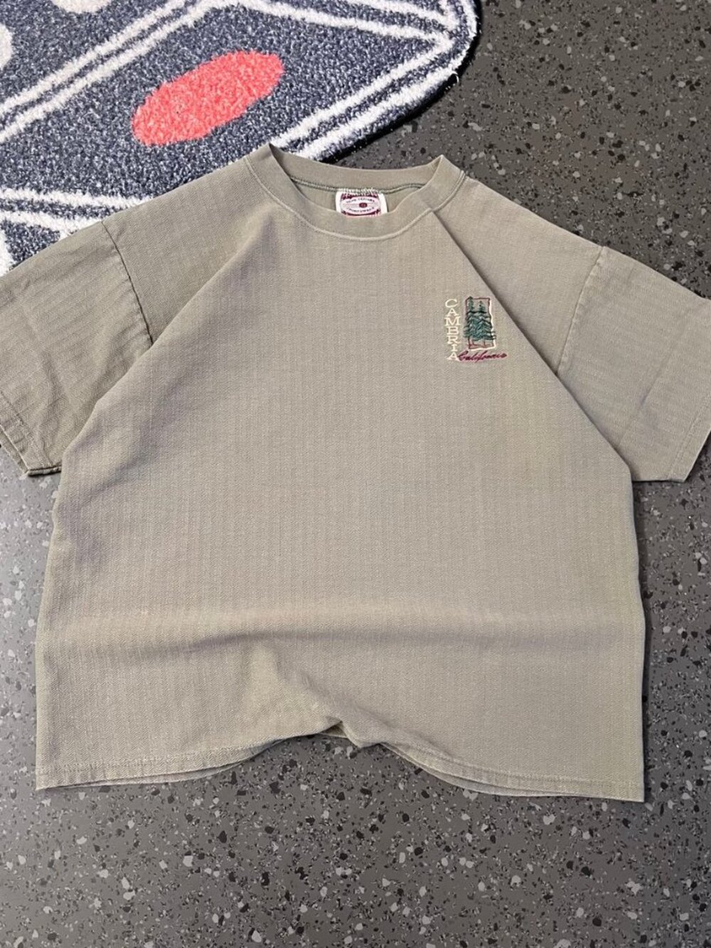 Vintage Time Square Sportswear Cream T-Shirt